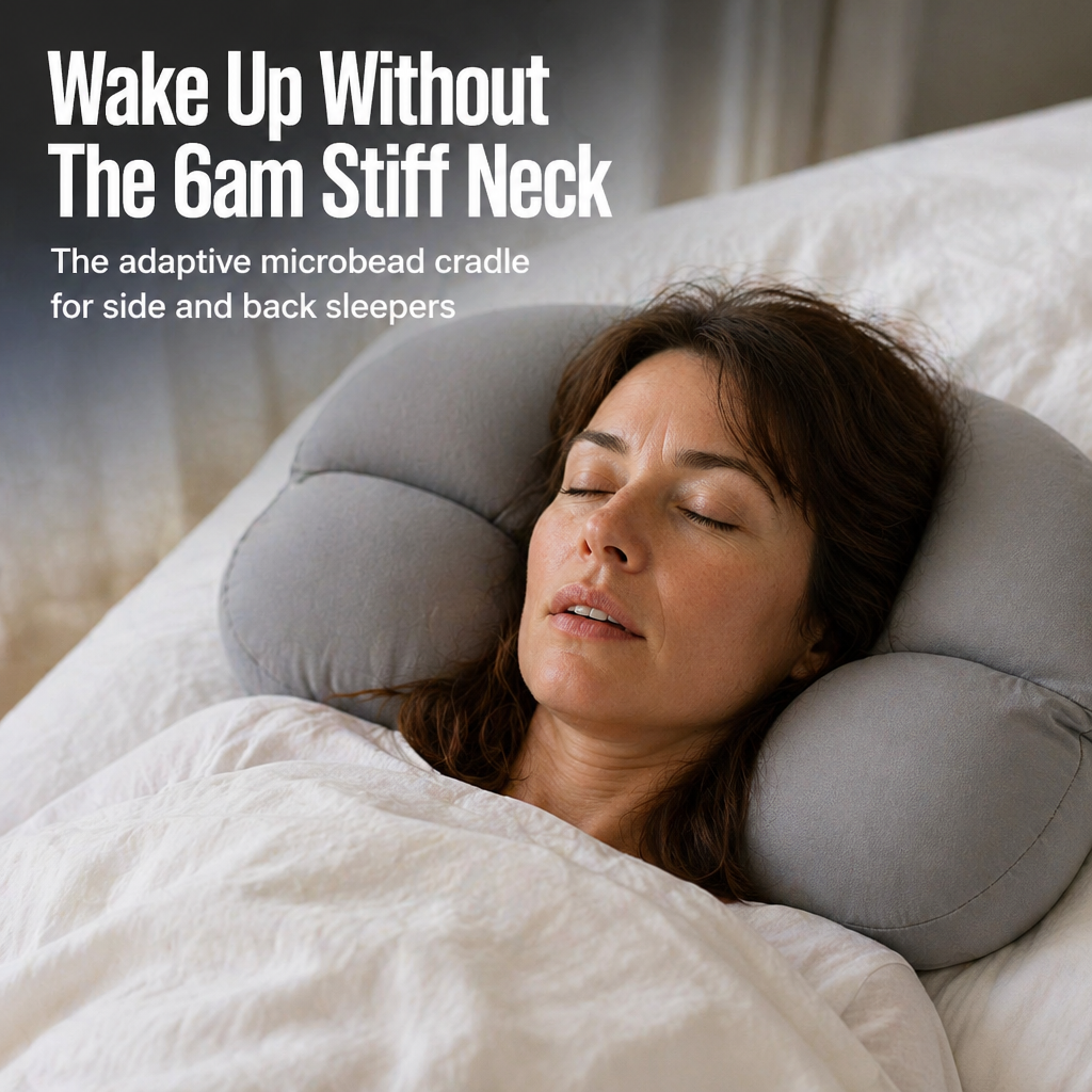 CloudRest™ Sleep Pillow — Cradle Your Head, Cool Your Sleep, Wake Up Without Neck Pain