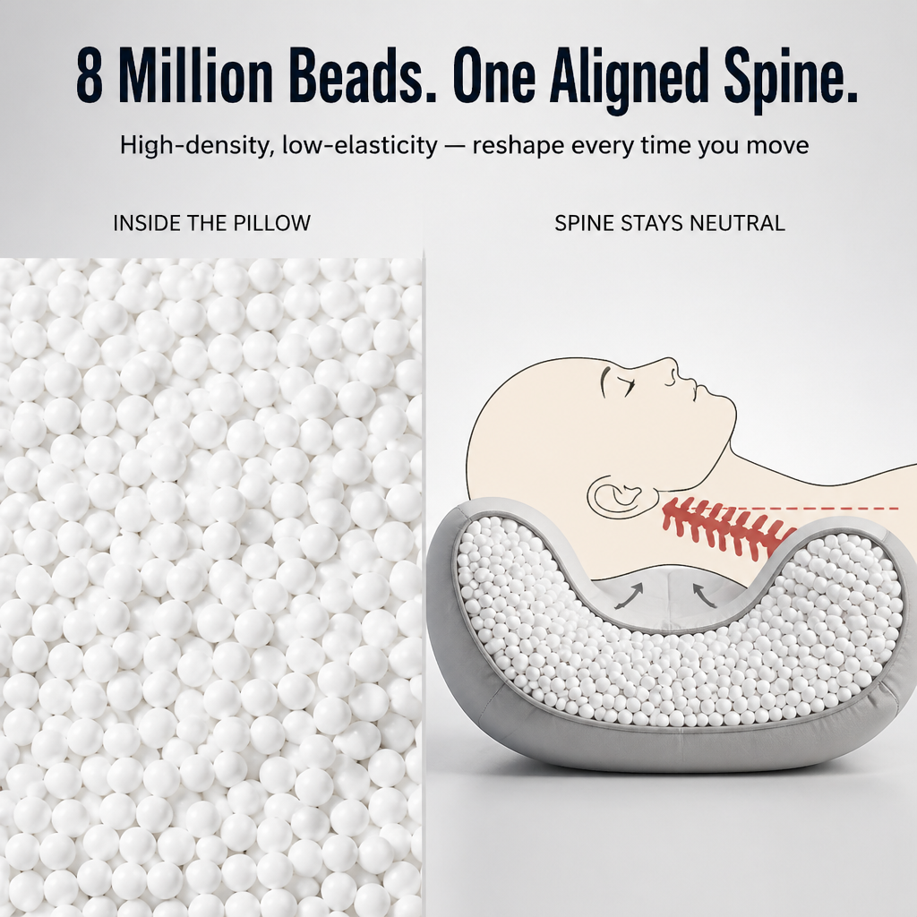 CloudRest™ Sleep Pillow — Cradle Your Head, Cool Your Sleep, Wake Up Without Neck Pain