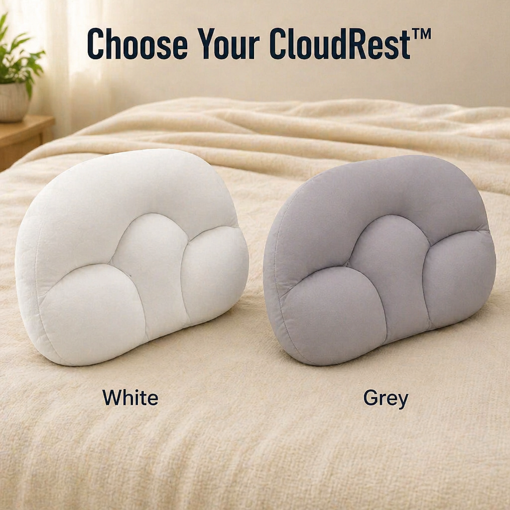 CloudRest™ Sleep Pillow — Cradle Your Head, Cool Your Sleep, Wake Up Without Neck Pain