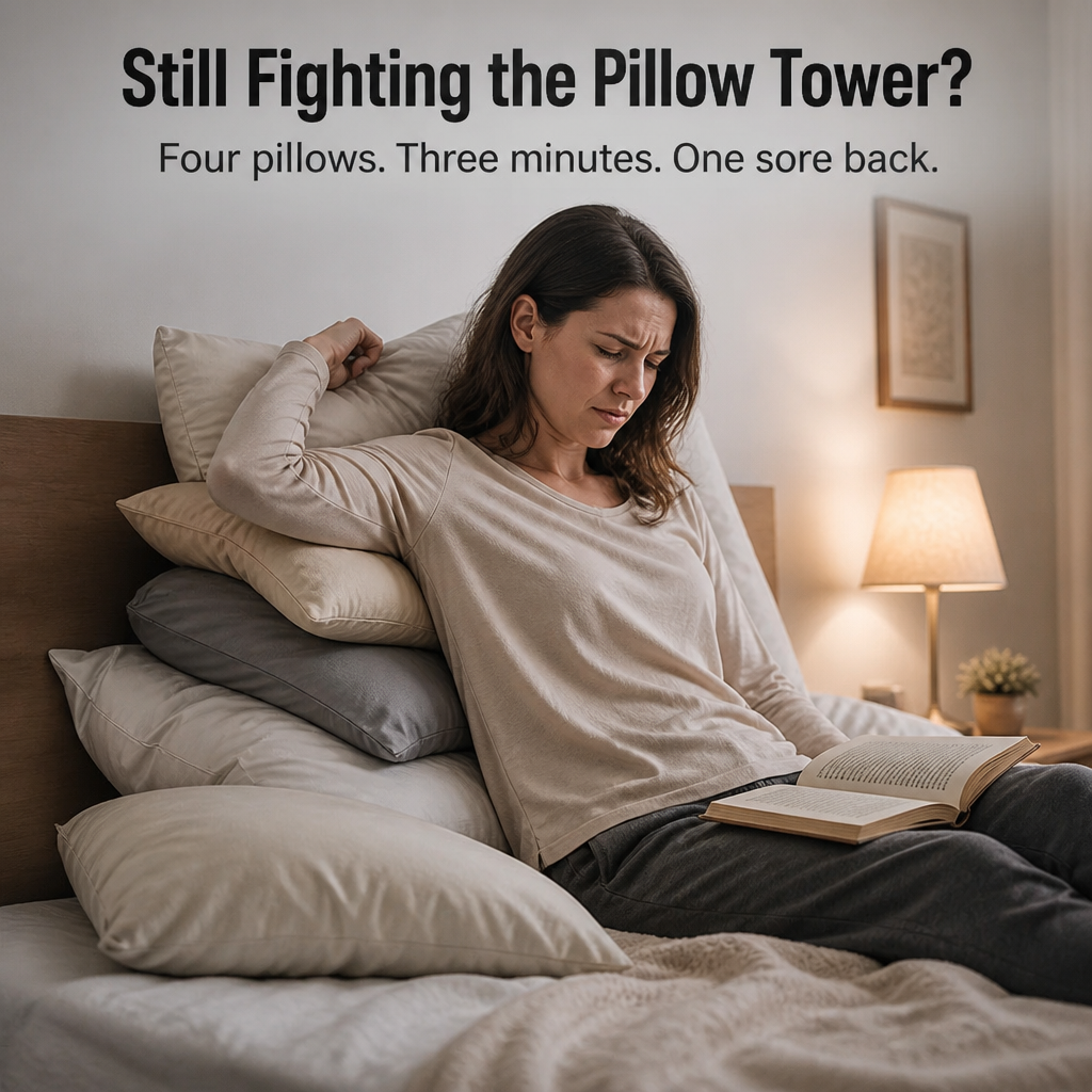 Luxorelax™ — Turn Your Bed Into a Back-Saving Reading Nook | Free Shipping Today