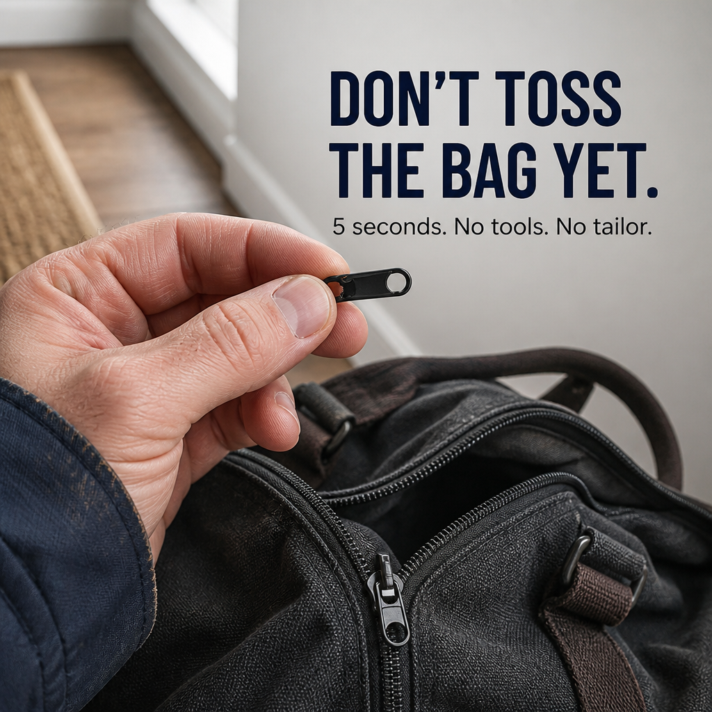 SnapZip™ — Fix Any Broken Zipper Pull in 5 Seconds Flat