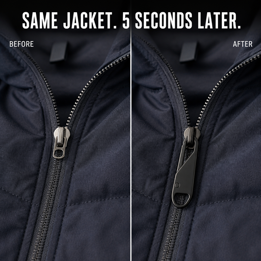 SnapZip™ — Fix Any Broken Zipper Pull in 5 Seconds Flat