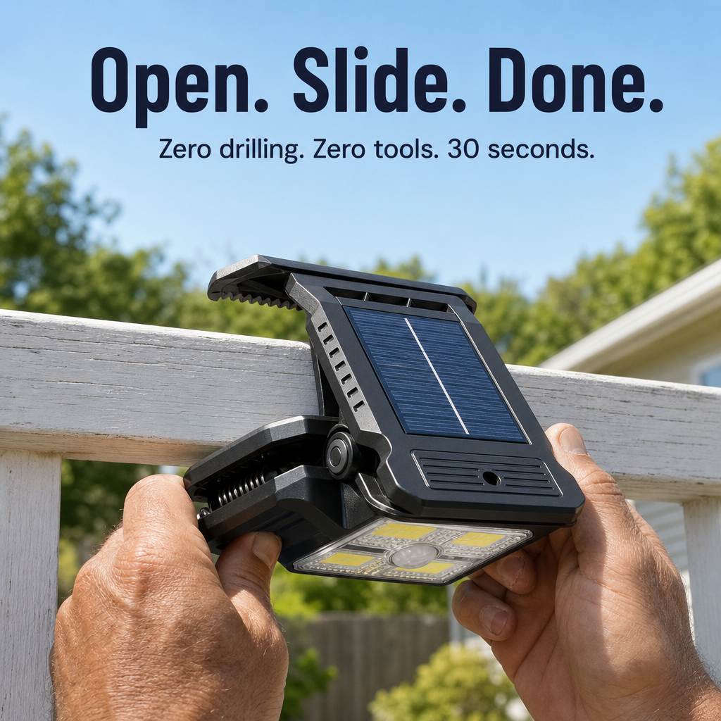 LumaBeam™ — Light Any Fence, Path or Backyard Without Drilling, Wiring or Batteries