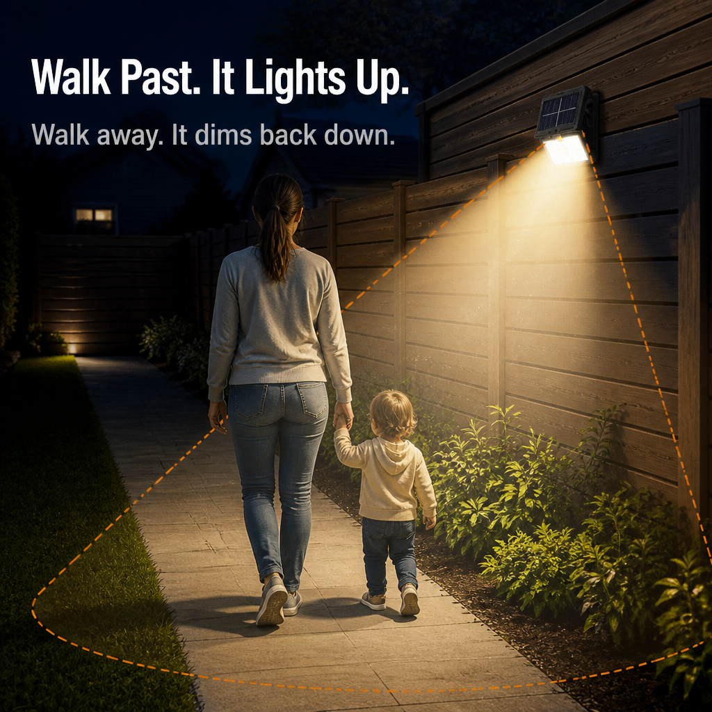 LumaBeam™ — Light Any Fence, Path or Backyard Without Drilling, Wiring or Batteries