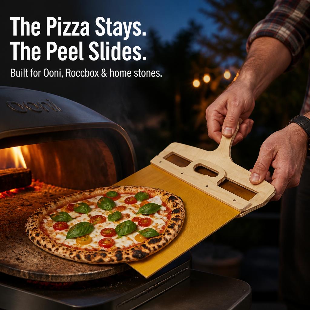 ArtisanoSlide™ — Slide Every Pizza Onto Your Stone Without Sticking or Spilling