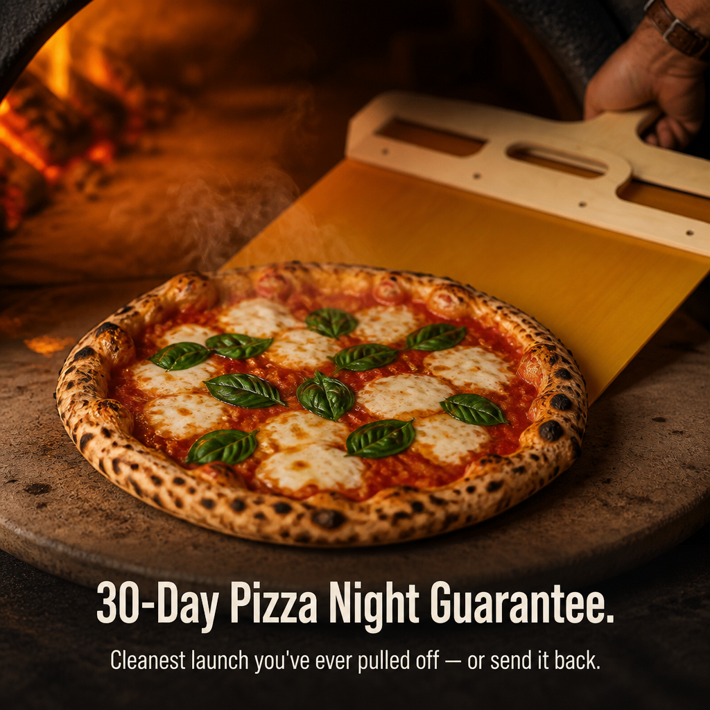 ArtisanoSlide™ — Slide Every Pizza Onto Your Stone Without Sticking or Spilling
