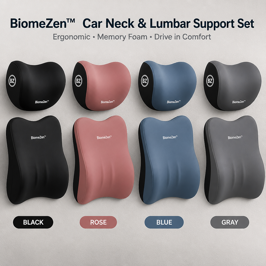 BiomeZen™ — Cradle Your Neck and Lock In Your Lower Back on Long Drives