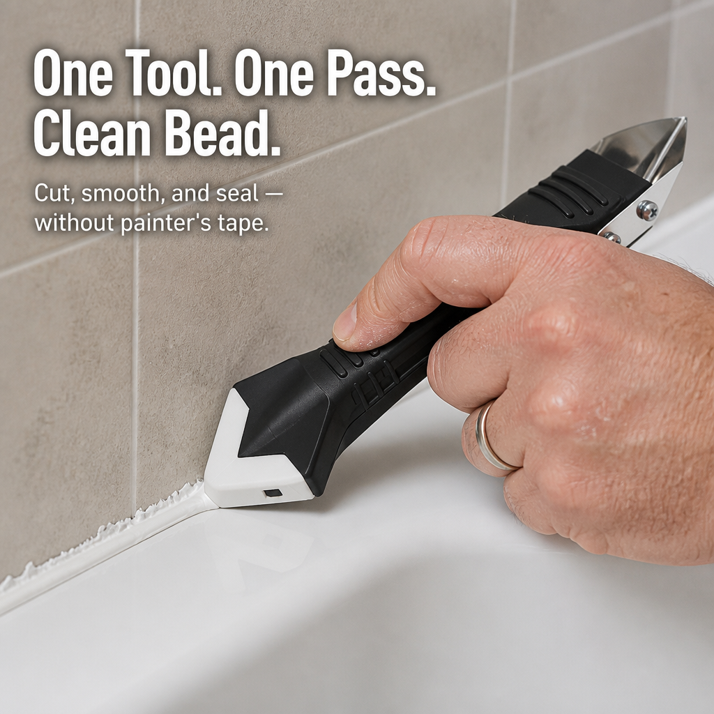 SealMasterPro™ — Cut, Smooth & Seal Caulk Like a Pro in Minutes