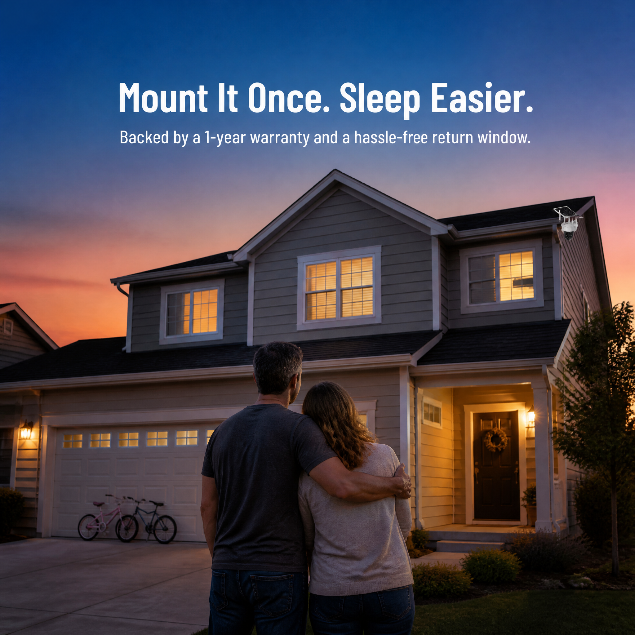 VeroLuxe™ Solar Security Cam — Watch Every Corner Day or Night, No Wires Needed