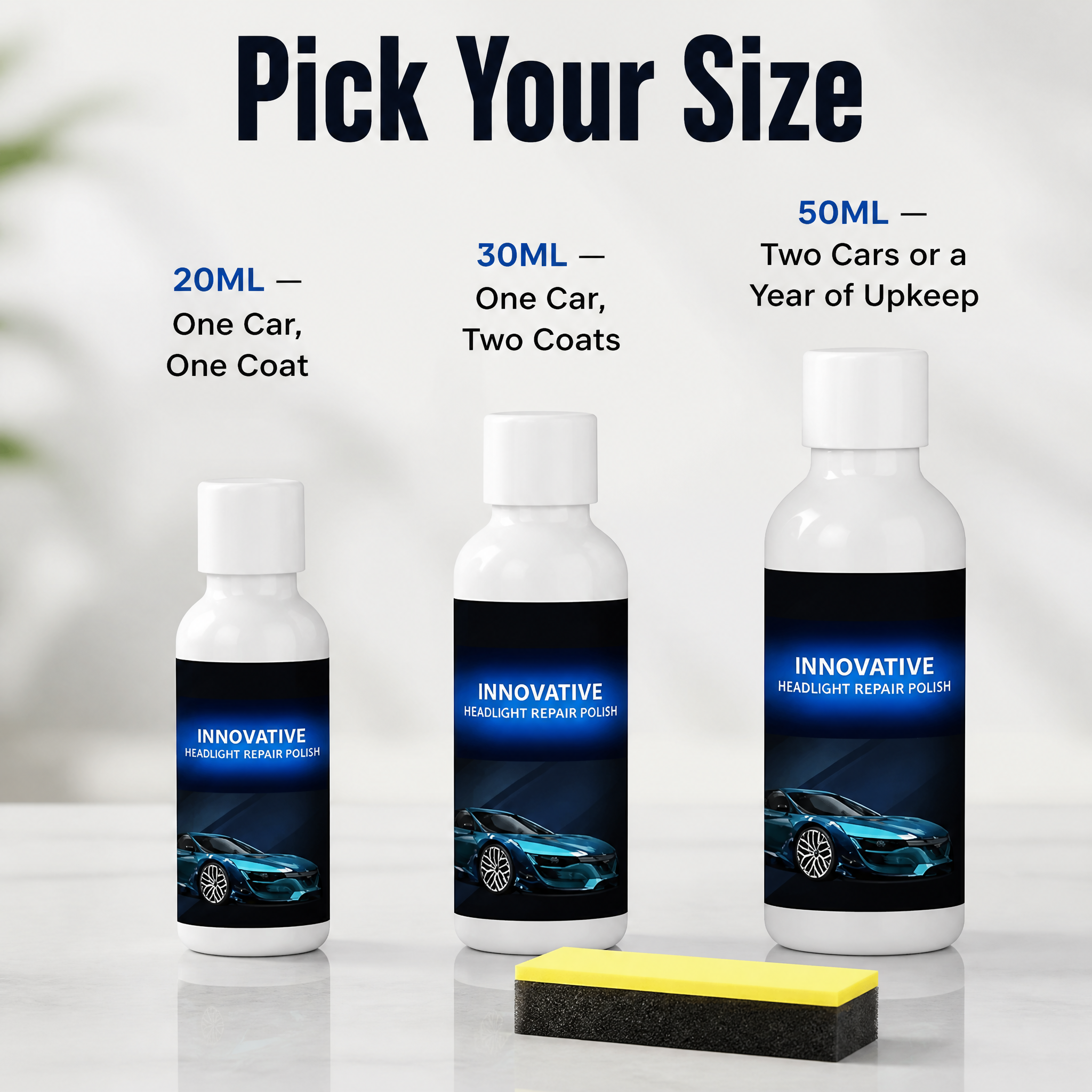 RadianceGuard™ — Erase Yellow Haze and Drive With Crystal-Clear Headlights