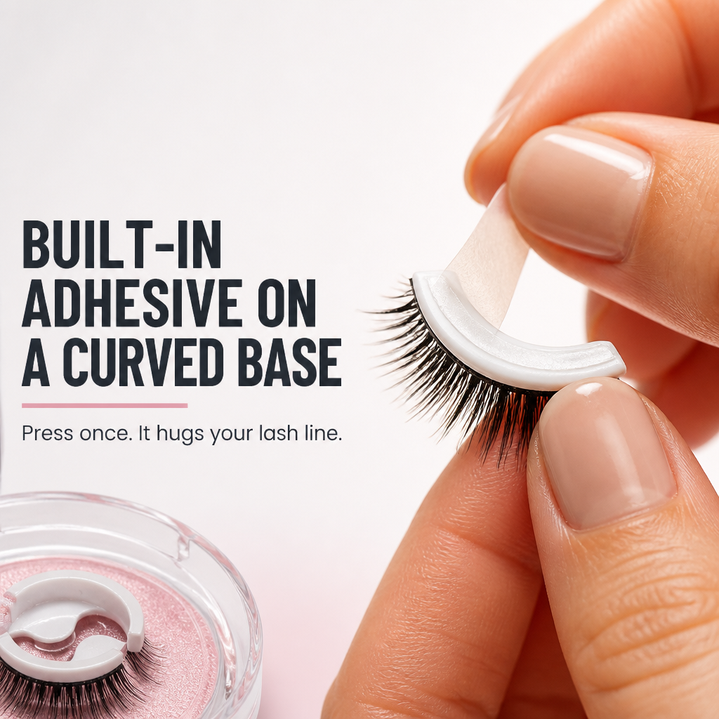 RamoraMuse™ — Press On Full Lashes in 3 Seconds Without Glue or Magnets