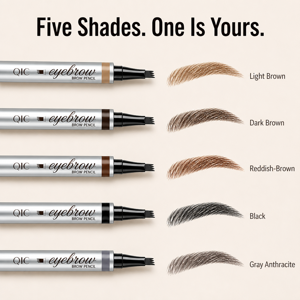 NatuSculpt™ 4-Tip Brow Pen — Sketch Hair-Like Brows In 60 Seconds That Won't Budge