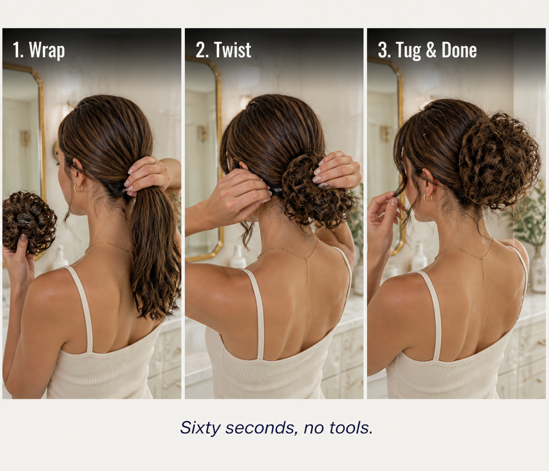 ViviSilk™ — Wrap, Twist & Wear a Full Messy Bun in Under a Minute