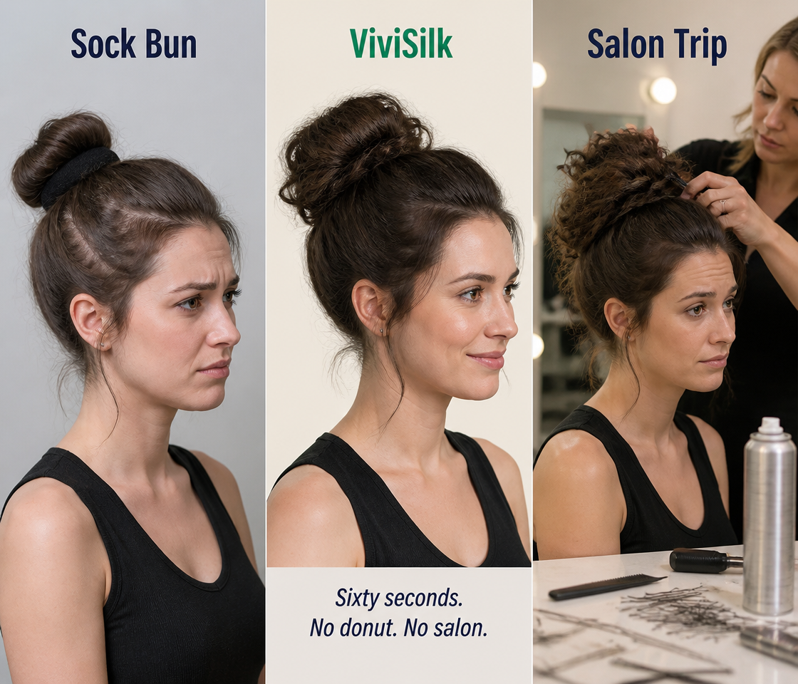 ViviSilk™ — Wrap, Twist & Wear a Full Messy Bun in Under a Minute