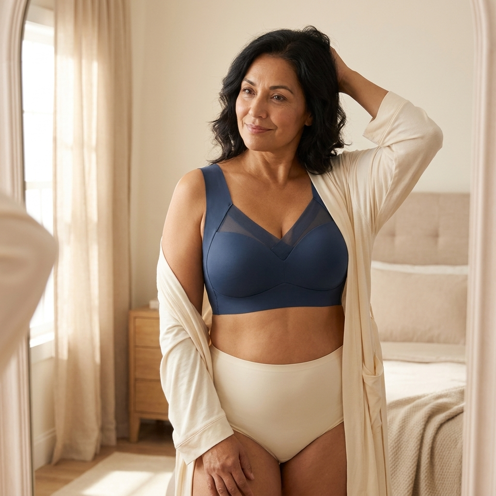 RamisaLift™ – Wireless Seamless Lifting Bra with Mesh V-Panel
