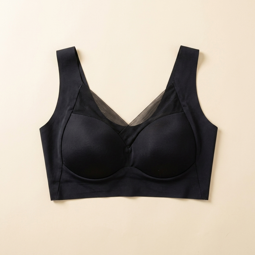 RamisaLift™ – Wireless Seamless Lifting Bra with Mesh V-Panel