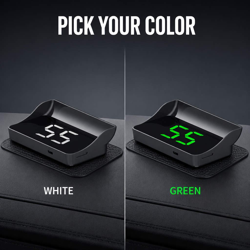 DriveSure™ GPS HUD — Project Your Real Speed in HD On Your Windshield