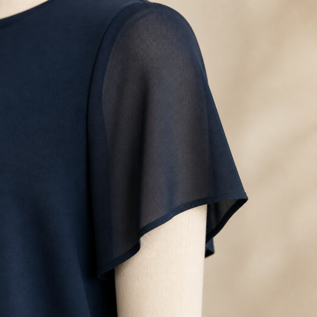 Flexiva™ – Relaxed Two-Piece Set with Soft-Drape Wide-Leg Pants