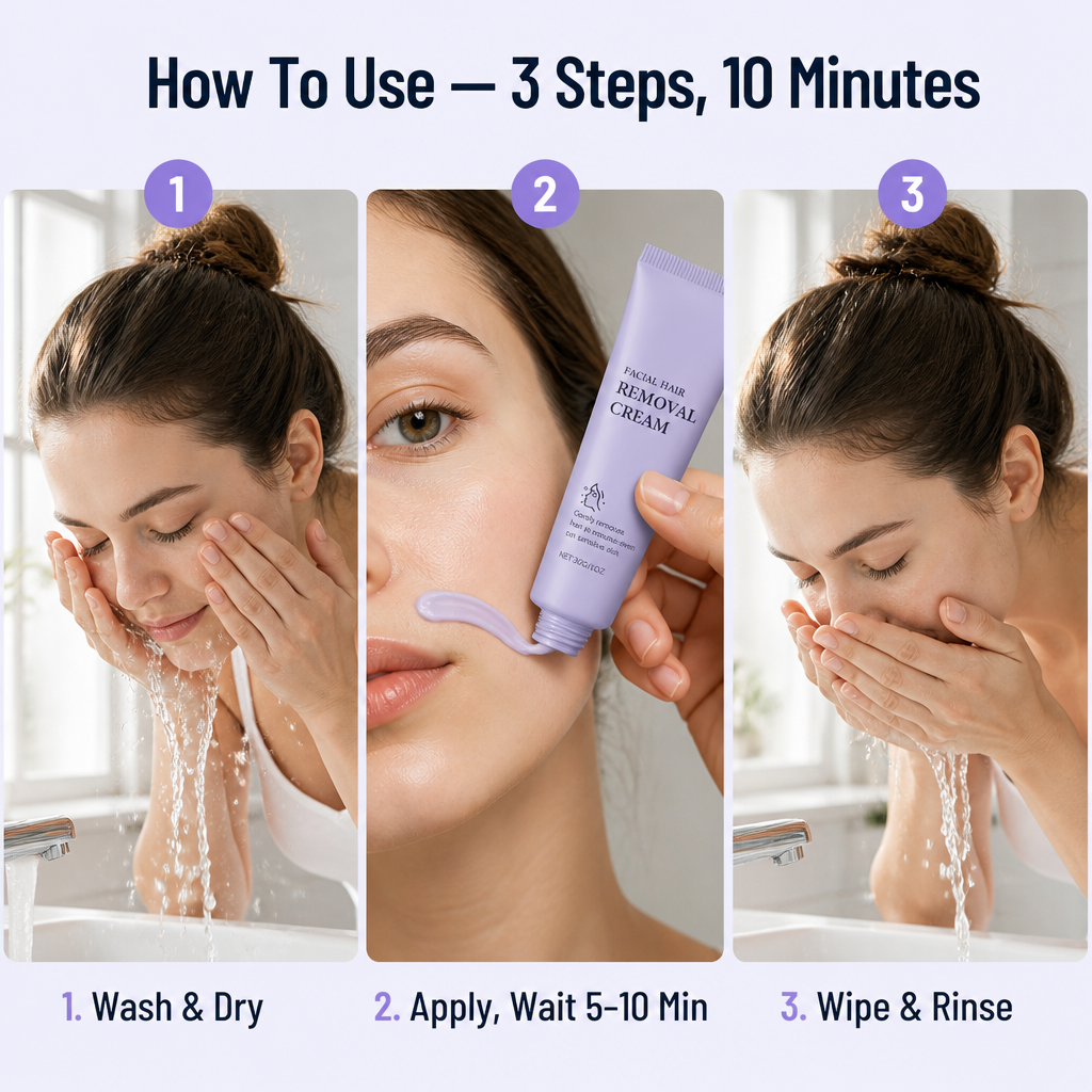 VelvetSheer™ — Wipe Away Peach Fuzz In Minutes Without Burn or Chemical Smell