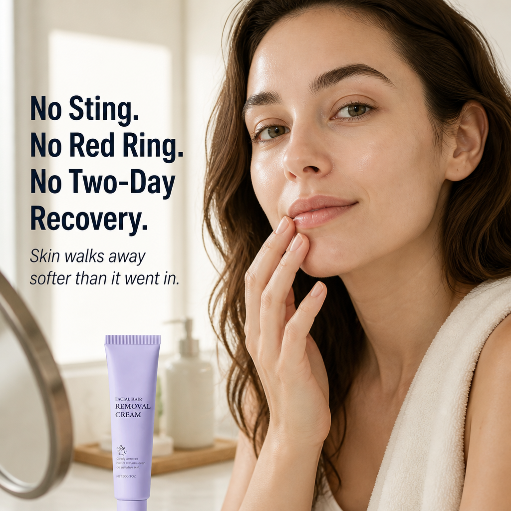 VelvetSheer™ — Wipe Away Peach Fuzz In Minutes Without Burn or Chemical Smell