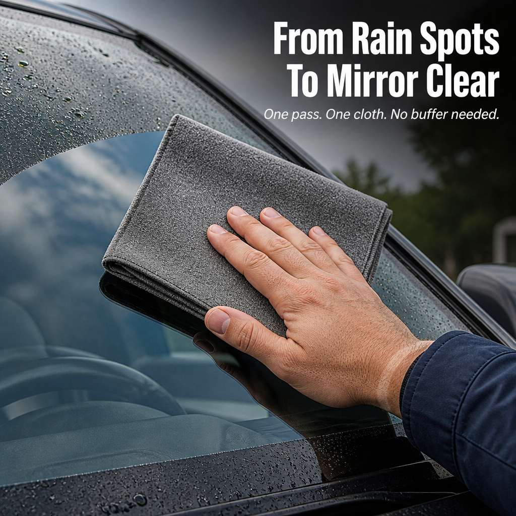VibraPure™ — Wipe Glass, Screens, and Chrome Streak-Free in One Pass