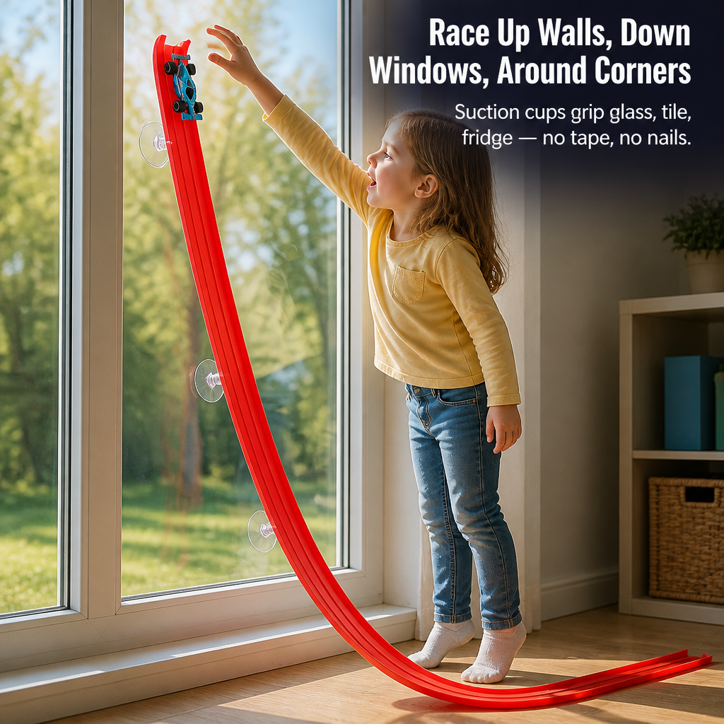 TurboTwist™ — Bend, Loop & Race Anywhere Without a Single Battery