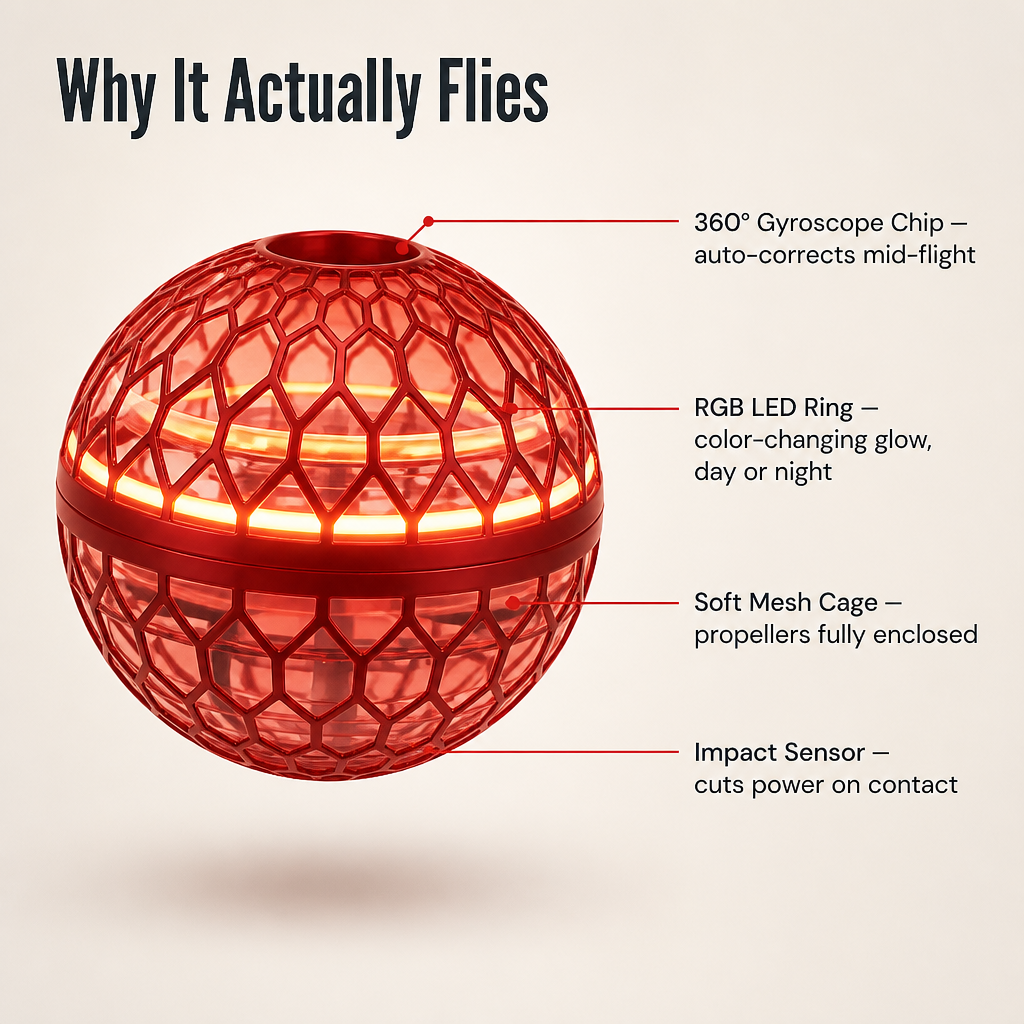 AeroLuxe™ Orb — Toss It, Hover It, Boomerang It Back to Your Hand