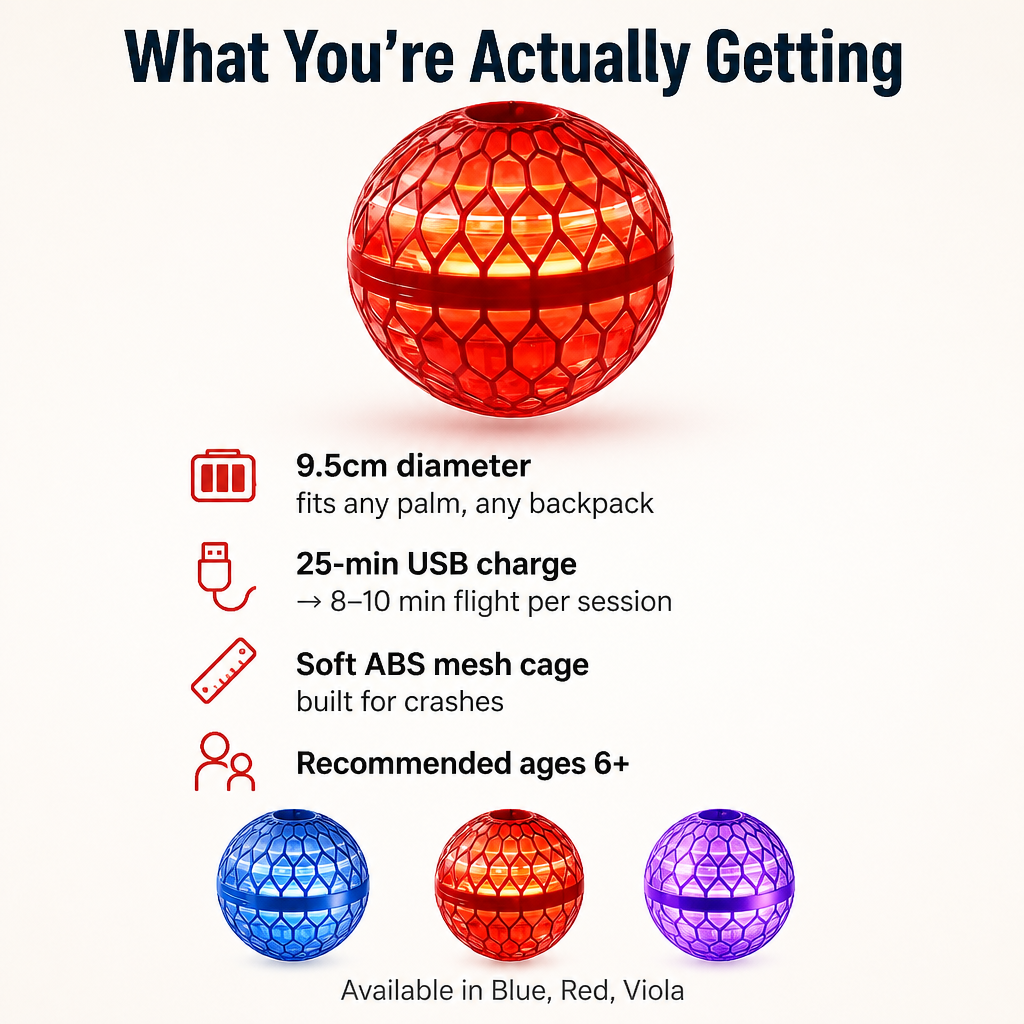AeroLuxe™ Orb — Toss It, Hover It, Boomerang It Back to Your Hand
