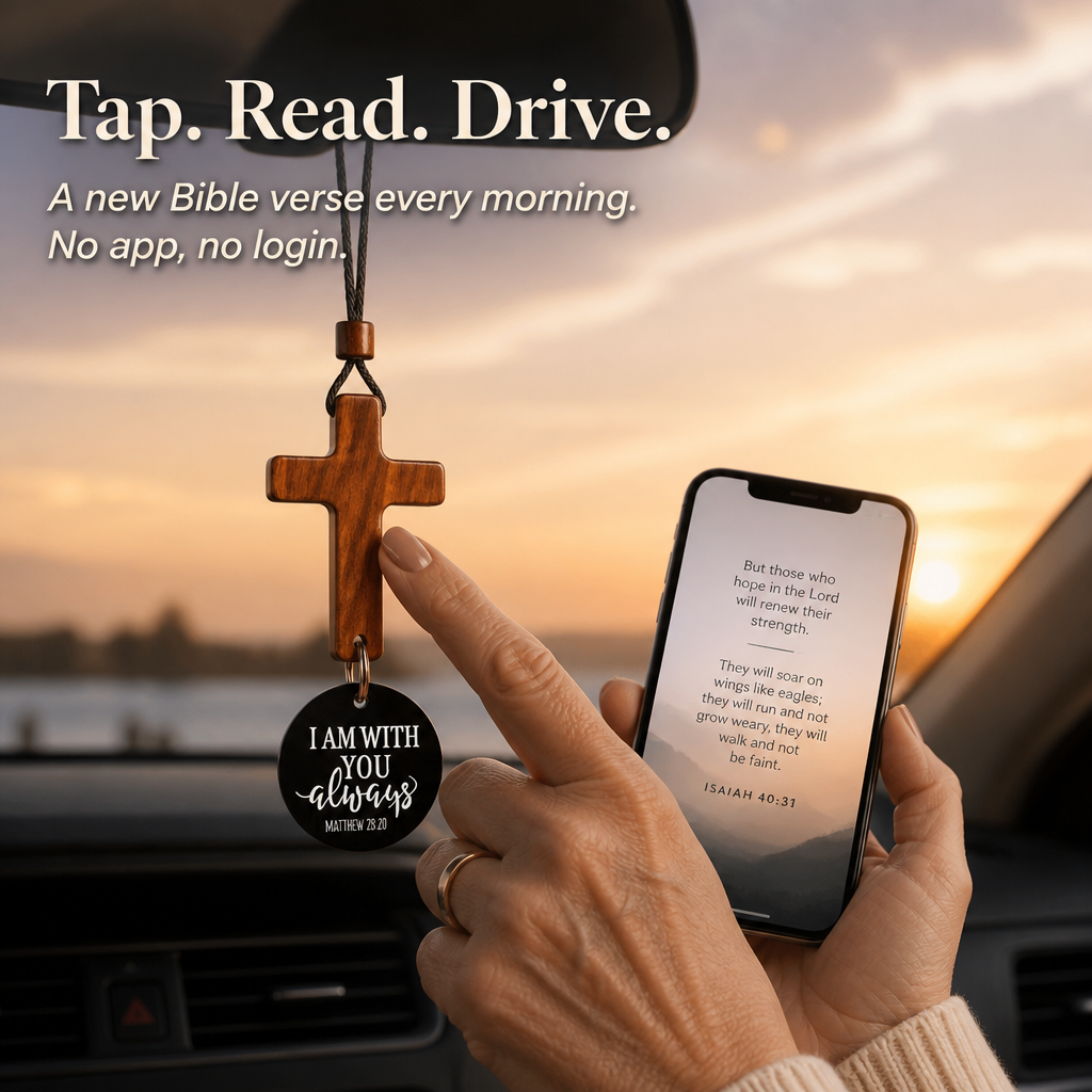 SoteraGrace™ — Tap the Cross, Get a Fresh Bible Verse Every Day