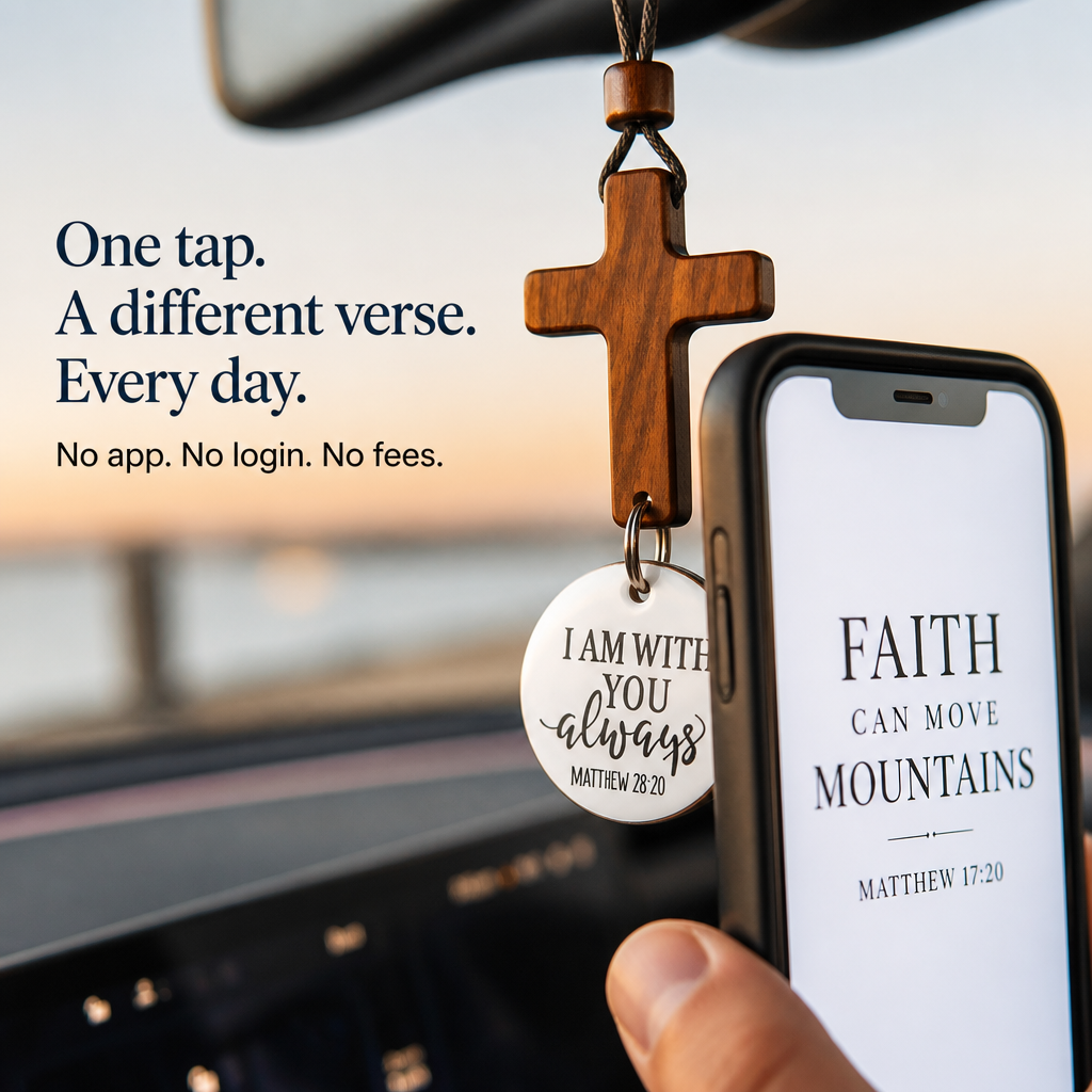 SoteraGrace™ — Tap the Cross, Get a Fresh Bible Verse Every Day