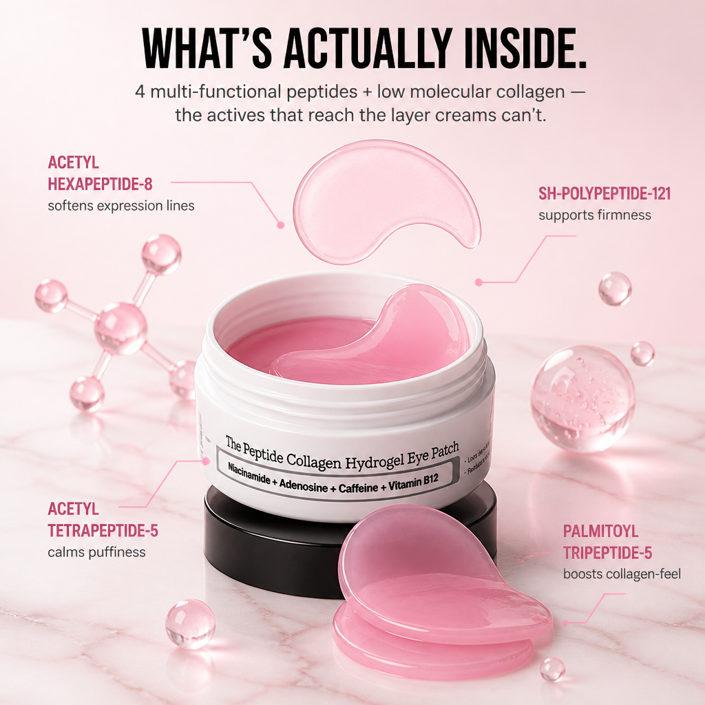 Luminevea™ — De-Puff Tired Eyes in 10 Minutes With 4-Peptide Hydrogel Patches