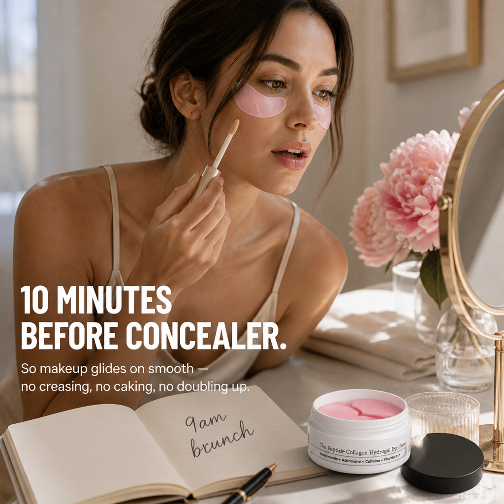 Luminevea™ — De-Puff Tired Eyes in 10 Minutes With 4-Peptide Hydrogel Patches