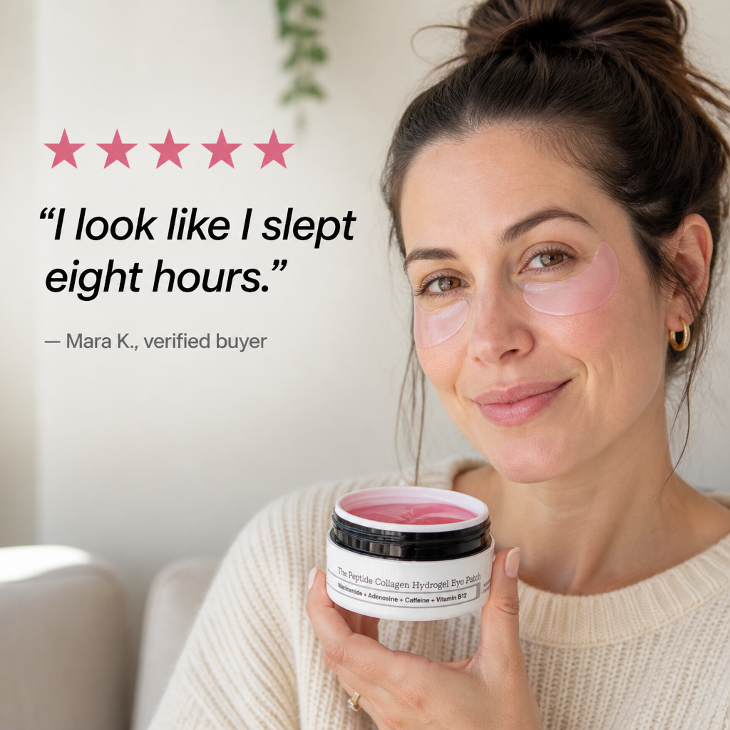 Luminevea™ — De-Puff Tired Eyes in 10 Minutes With 4-Peptide Hydrogel Patches