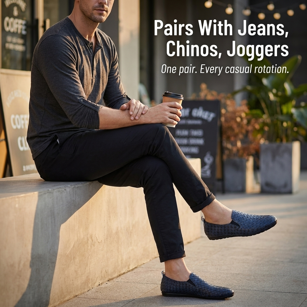 SlipStream™ — Slip Into Loafers That Pair With Jeans, Chinos & Joggers