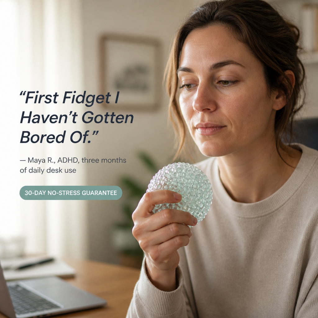 Sensicalm™ — Squeeze the Anxious Energy Out and Slip Back Into Focus | Sensory Bubble Ball