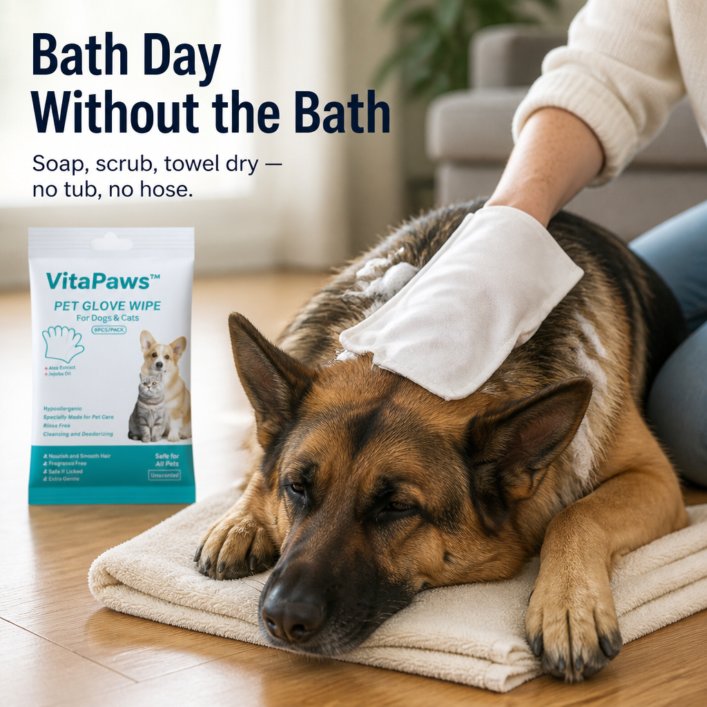 VitaPaws™ — Bathe Your Dog Without the Tub, the Hose, or the Tears