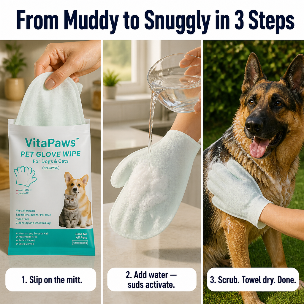 VitaPaws™ — Bathe Your Dog Without the Tub, the Hose, or the Tears