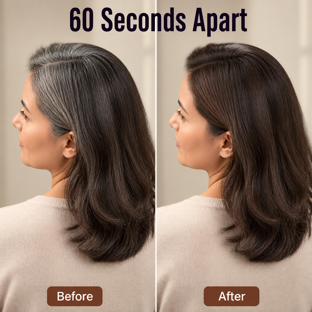 ColorGlide™ — Cover Gray Roots in 60 Seconds, Sweat-Proof All Day