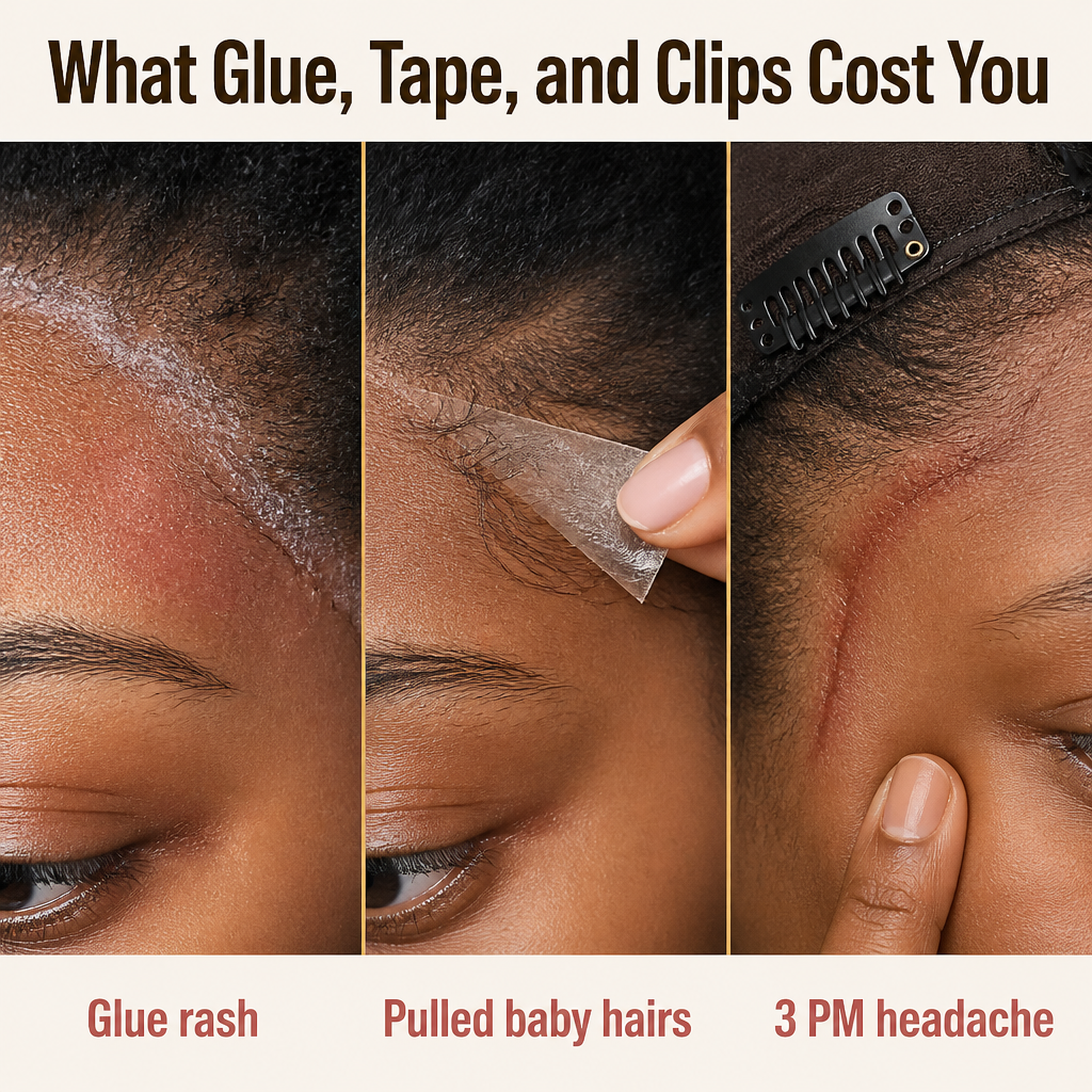 SilkyHold™ — Lock In Your Lace Front Without Glue, Tape, or Edge Damage