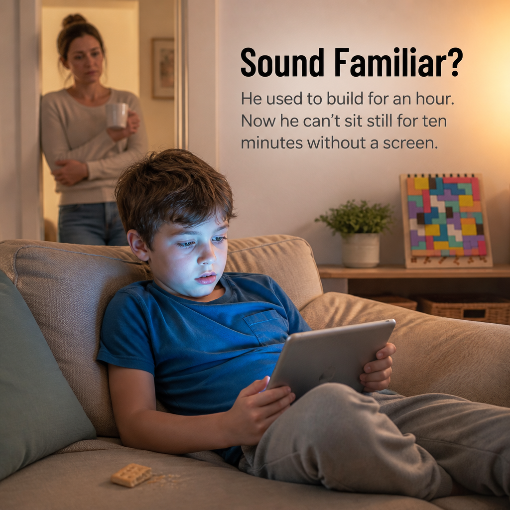 MindBuild™ — Stack, Solve, and Build Real Focus Without a Single Screen