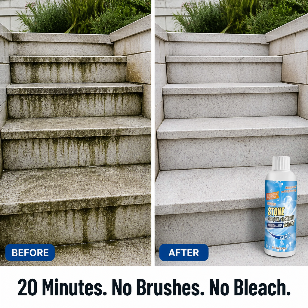 StoneVive™ — Pull Years of Patio Grime Out of Stone in One Rinse