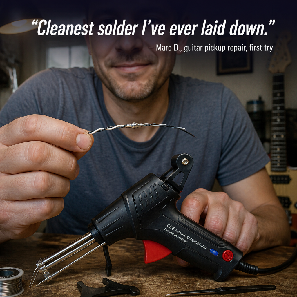 TitanArc™ — Pull the Trigger, Feed Perfect Solder Joints One-Handed