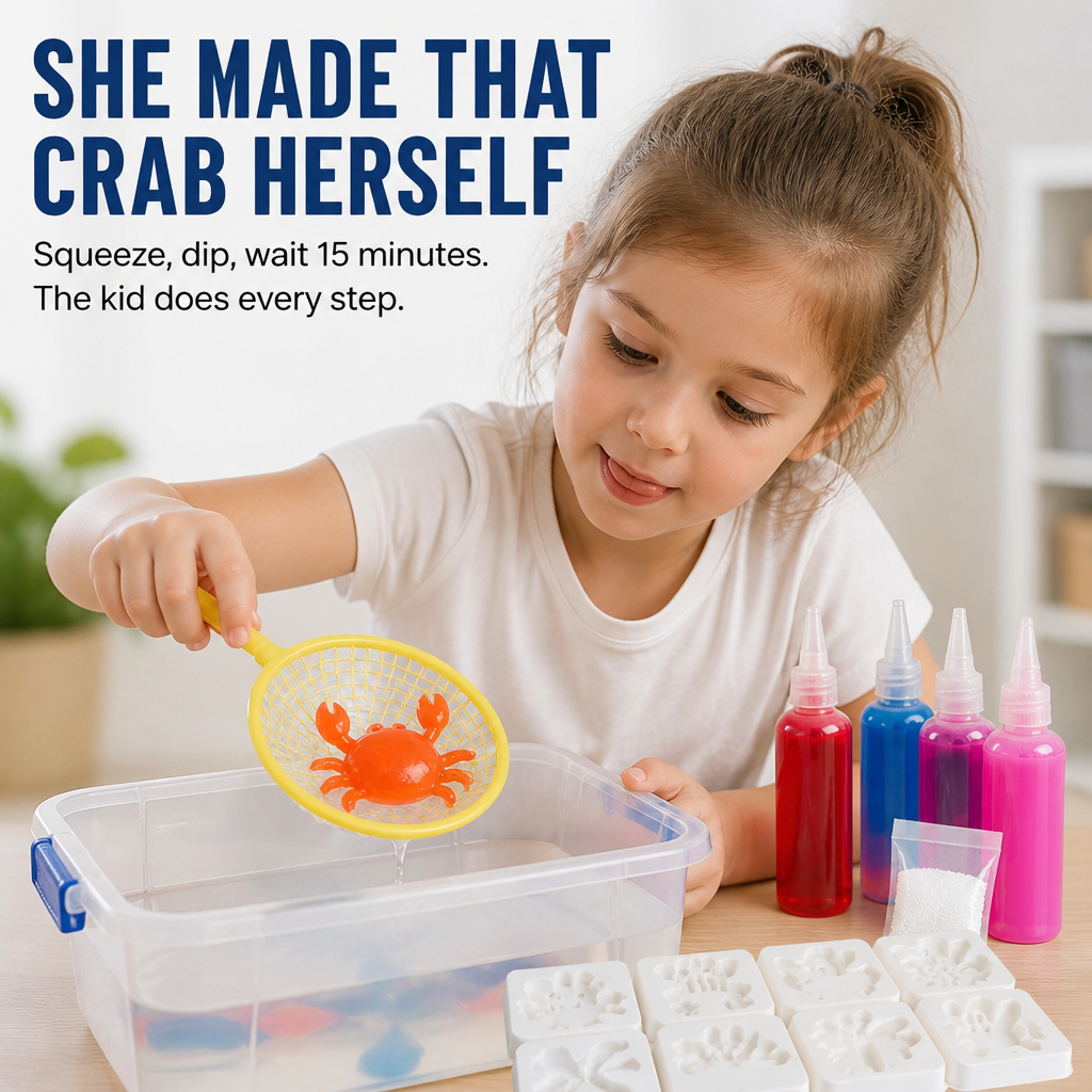TactilGlow™ — Watch Colored Gel Turn Into Squishy 3D Water Pets
