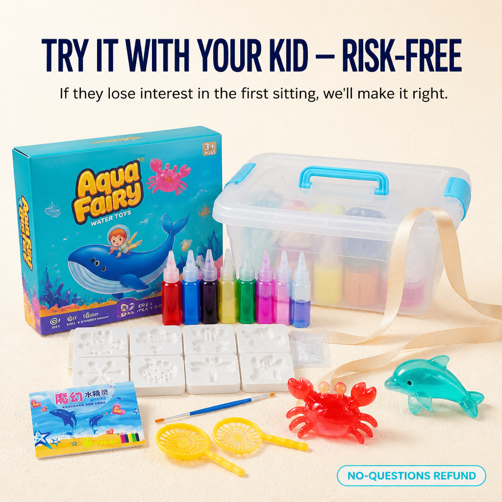 TactilGlow™ — Watch Colored Gel Turn Into Squishy 3D Water Pets