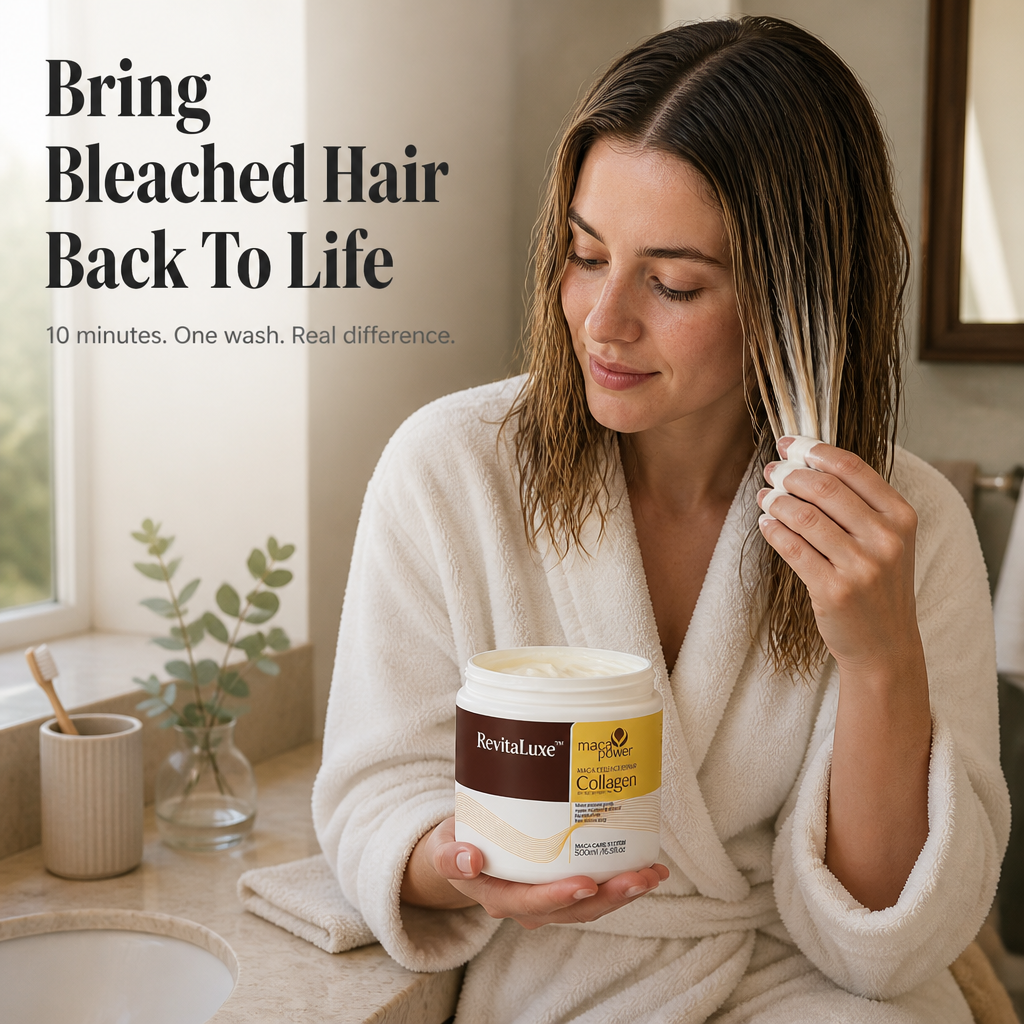RevitaLuxe™ — Rebuild Bleached, Brittle Hair From The Inside In 10 Minutes