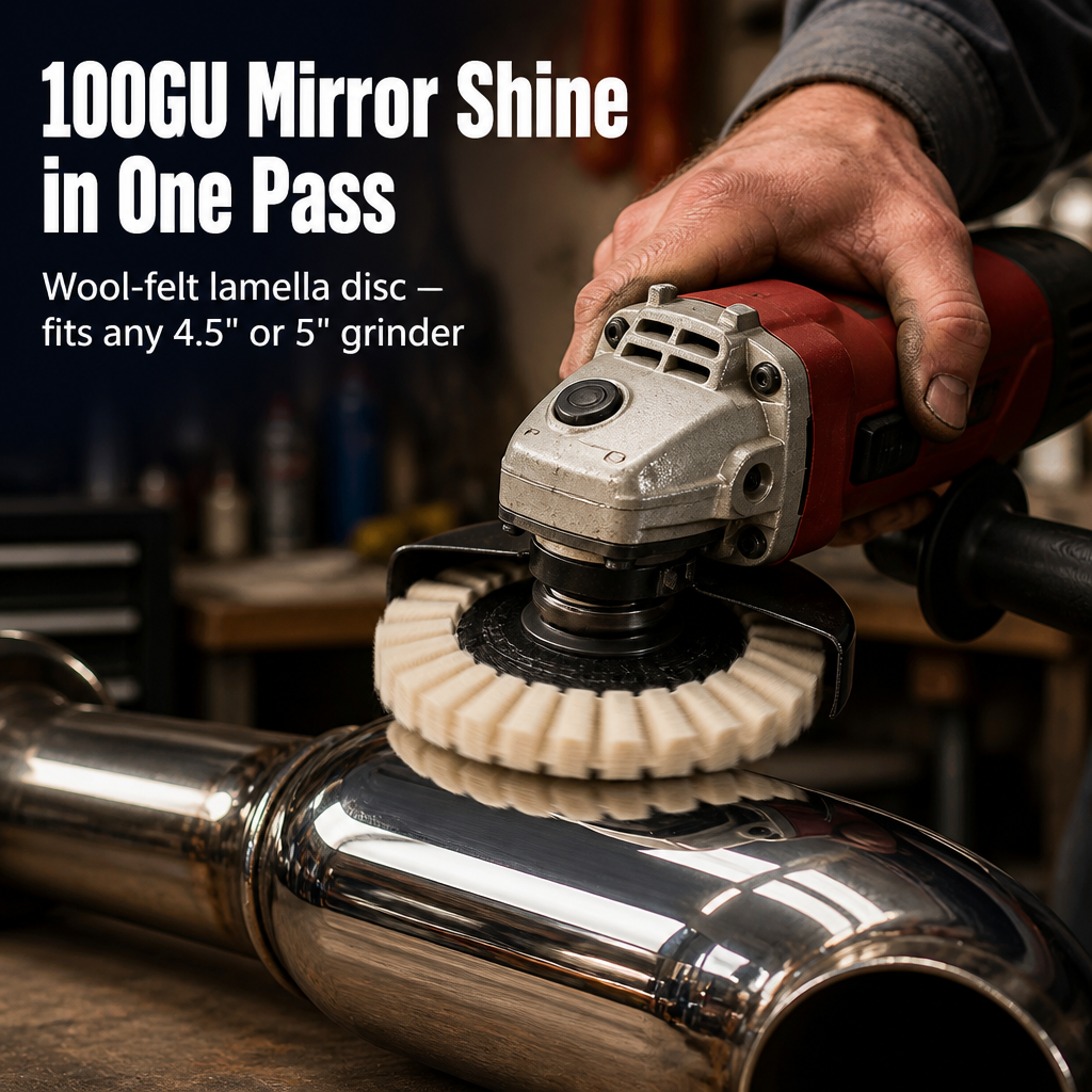 MirrorFelt™ — Restore Rust, Marble & Auto Parts to 100GU Mirror Shine | 3 for 2 Inside