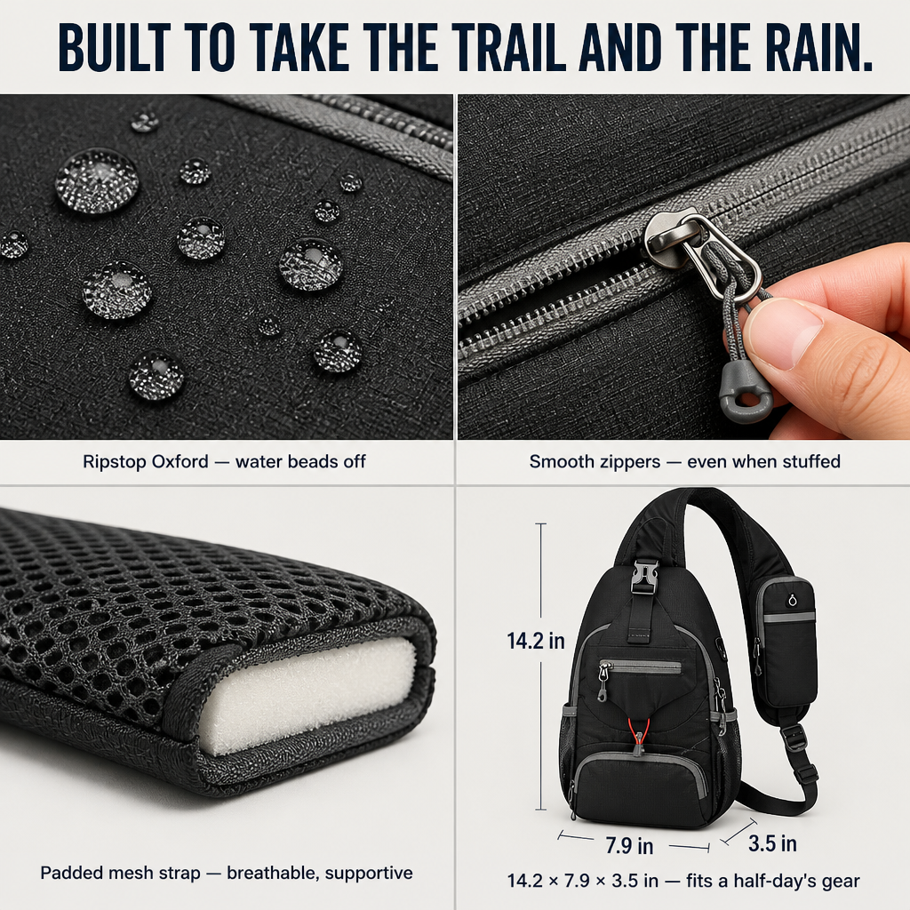 SmartPack™ — Carry Your Phone, Wallet & Water Bottle Without the Backpack Bulk