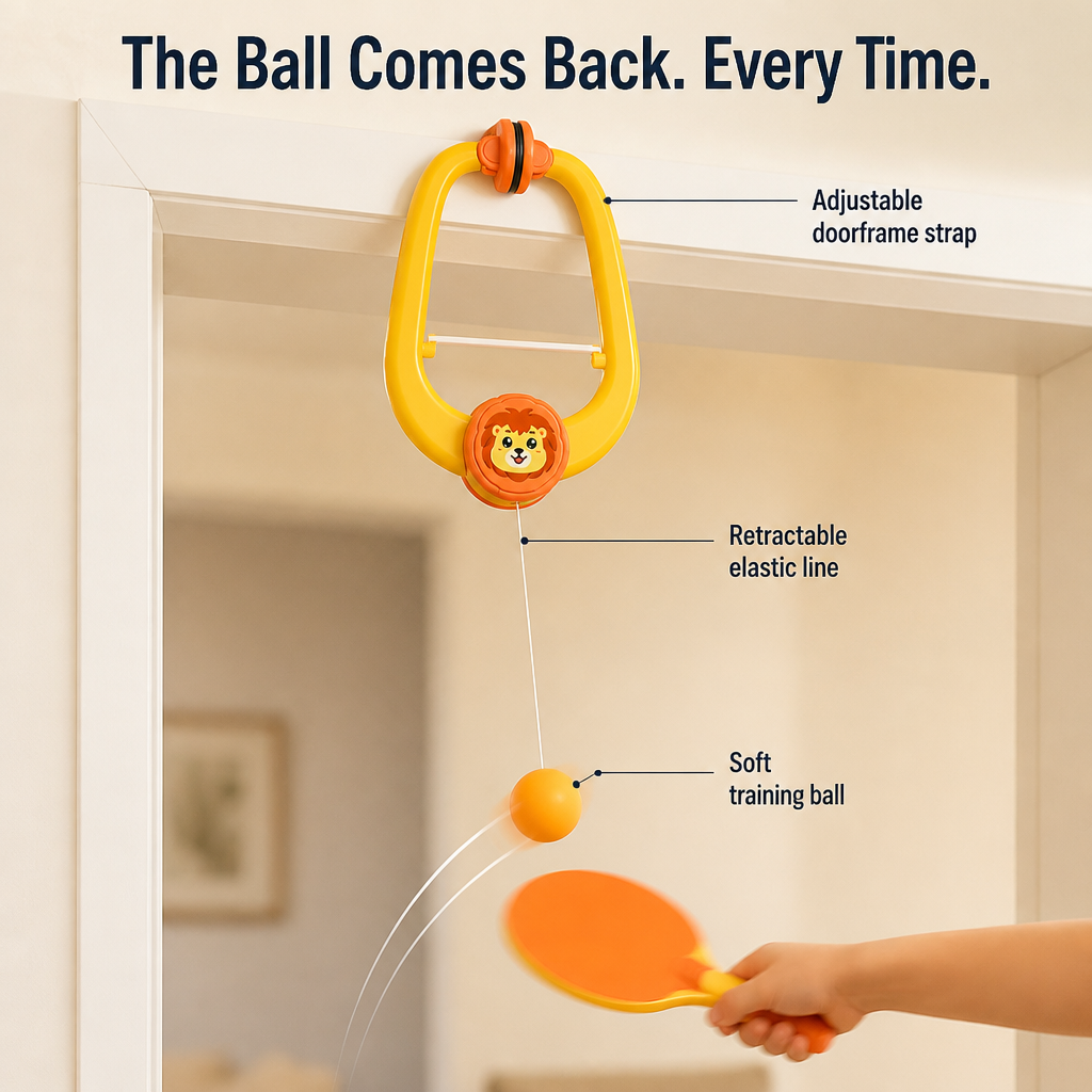 PlayBurst™ — Clip a Pong Game to Any Doorframe in 60 Seconds
