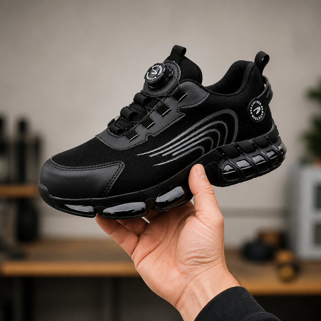RevitaStride™ – Ultralight Kevlar Safety Sneakers with Rotary Closure