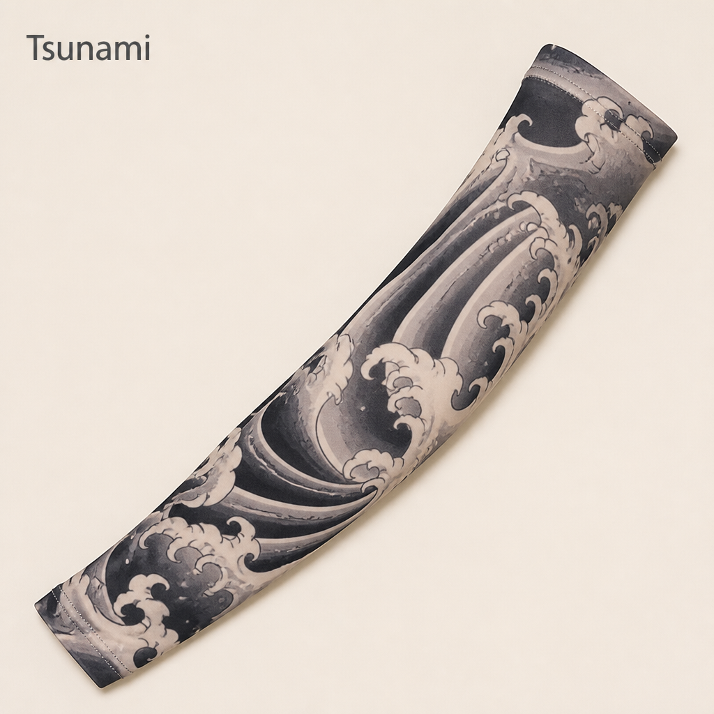 ArborSkin™ – Japanese Tattoo-Print UPF 50+ Sun Protection Arm Sleeve